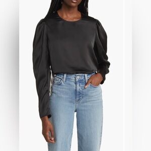 NWOT Frame Black Blouse size S